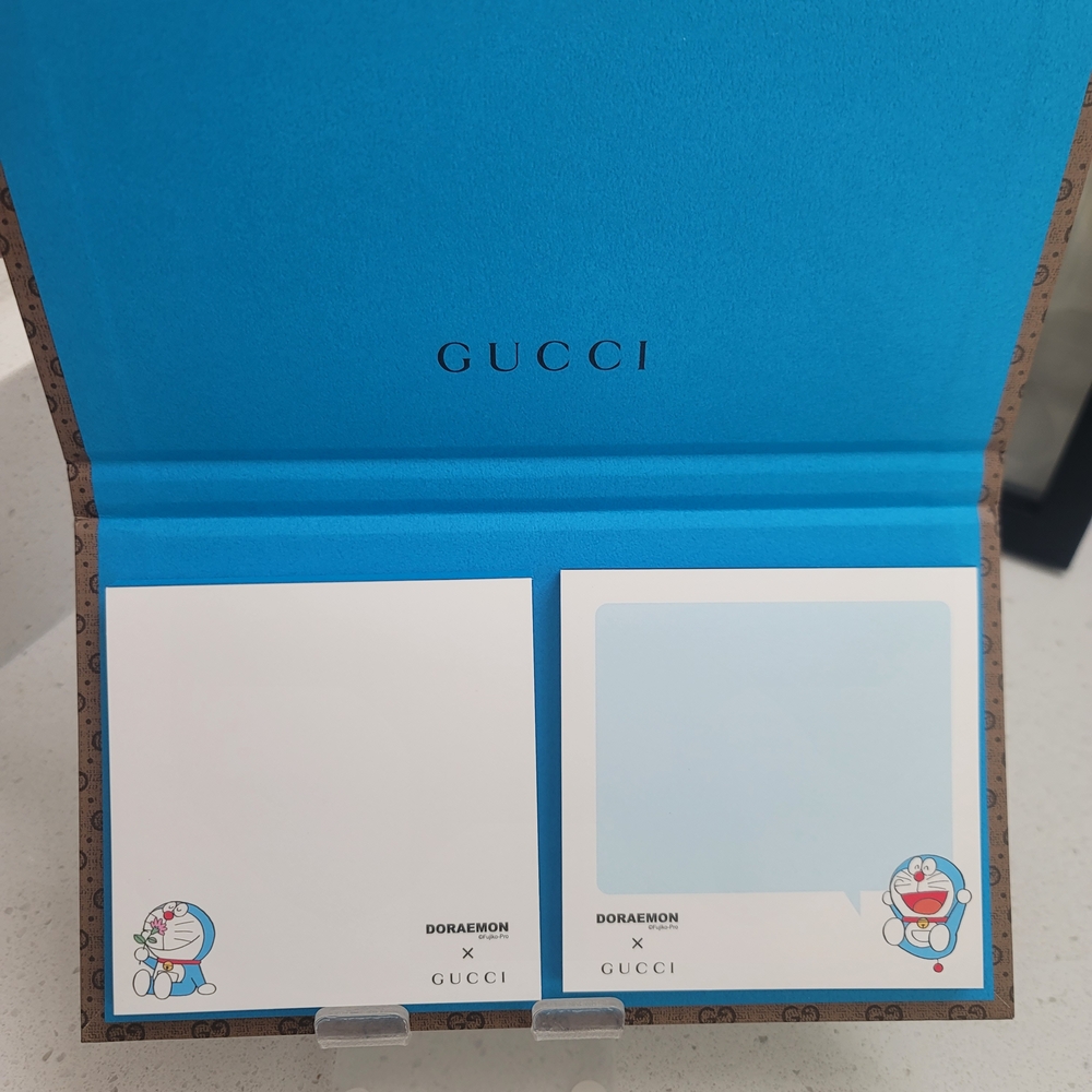 Gucci Doraemon Sticky Notes Set
